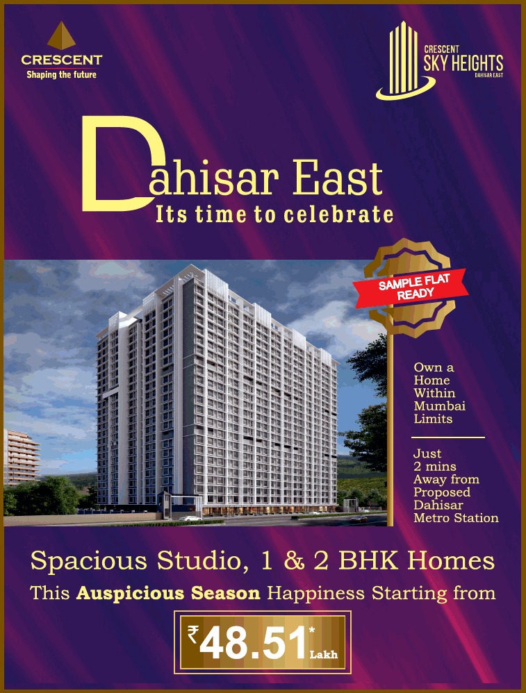 Sample flat ready at Crescent Sky Heights in Dahisar East, Mumbai